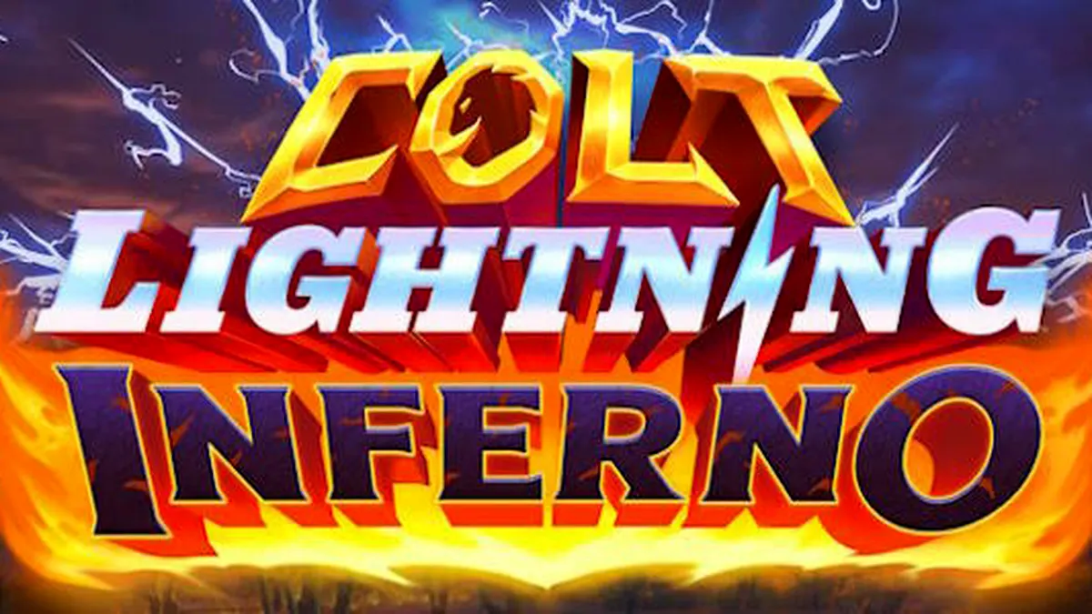 Tampilan visual slot Colt Lightning Inferno di layar smartphone