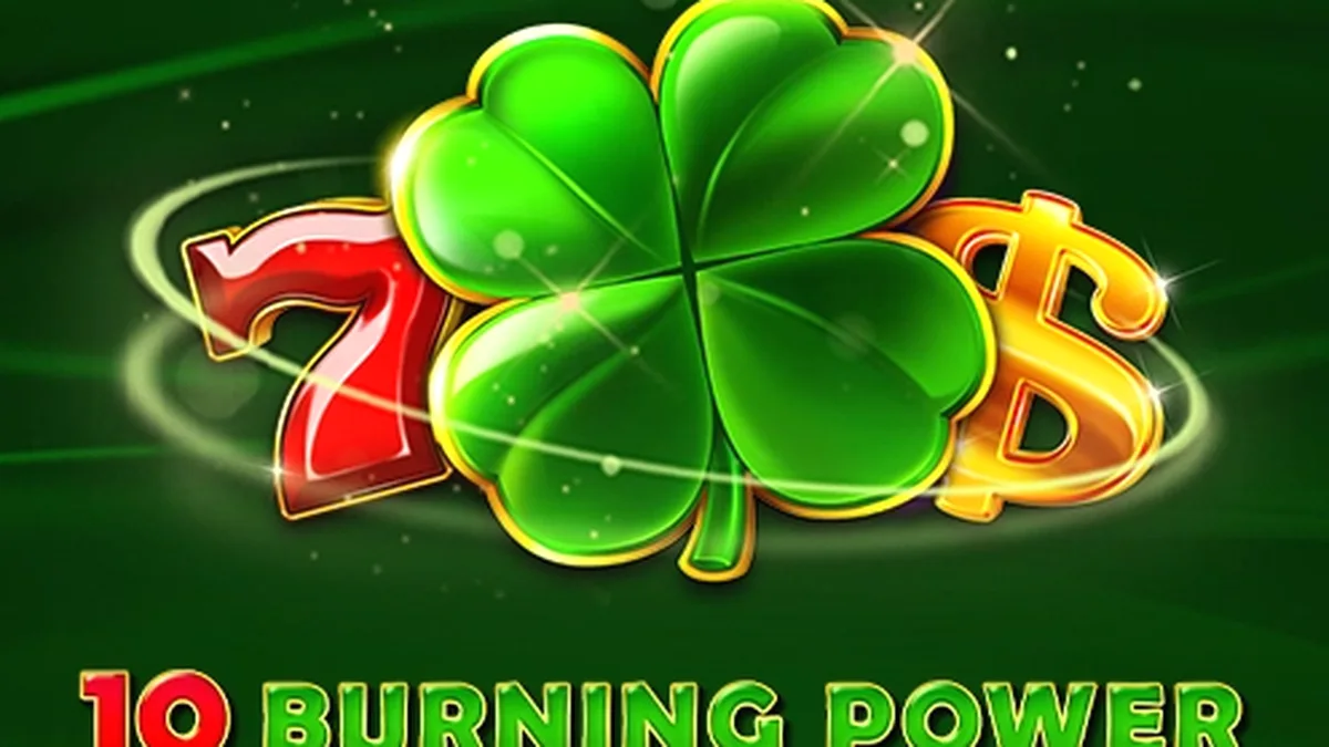 Tampilan layar permainan slot 10 Burning Power dengan simbol buah klasik