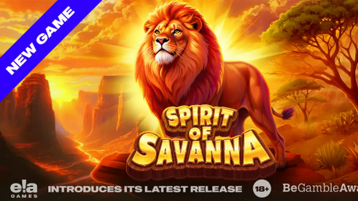 Pemandangan savana Afrika yang luas sebagai latar belakang permainan slot Spirit of Savanna